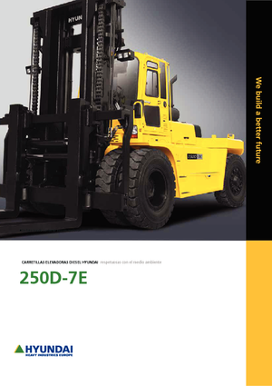 Chariots élevateurs frontaux diesel Hyundai 250 D 7 E