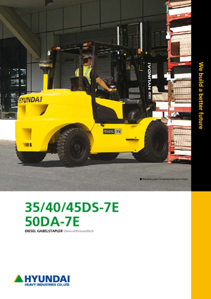 Chariots élevateurs frontaux diesel Hyundai 45 DS 7 E
