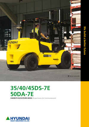 Chariots élevateurs frontaux diesel Hyundai 45 DS 7 E