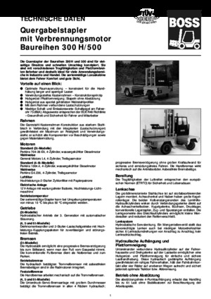 Chariots élévateurs latéraux diesel Steinbock 547