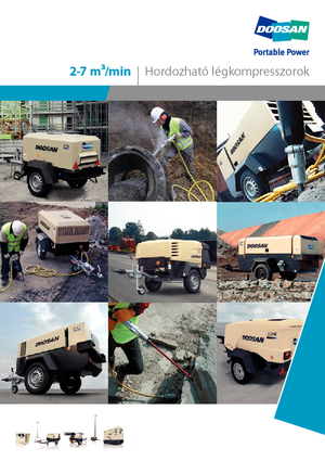 Compresseurs d'air portable - Gasoil, Electrique, Essence Doosan 7/41 