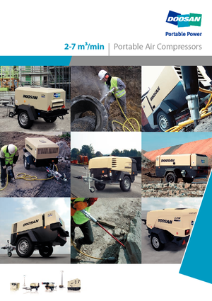 Compresseurs d'air portable - Gasoil, Electrique, Essence Doosan 7/41 