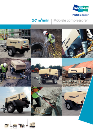 Compresseurs d'air portable - Gasoil, Electrique, Essence Doosan 7/41 