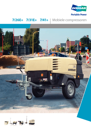 Compresseurs d'air portable - Gasoil, Electrique, Essence Doosan 7/41+