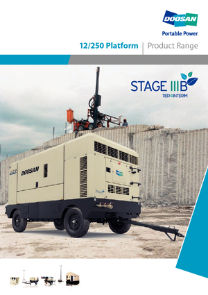 Compresseurs d'air portable - Gasoil, Electrique, Essence Doosan 9/275