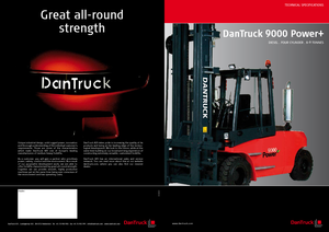 Chariots élevateurs frontaux diesel DanTruck 9496 Power +