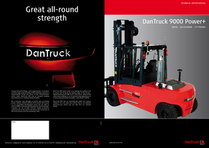 Chariots élevateurs frontaux diesel DanTruck 9696 Power +