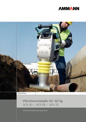 Pilonneuses à essence et diesel Ammann ATR 60 C