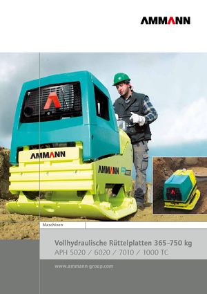Plaques vibrantes réversibles Ammann APH 5020