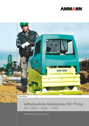 Plaques vibrantes réversibles Ammann AVH 7010