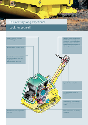 Plaques vibrantes réversibles Ammann AVP 2620