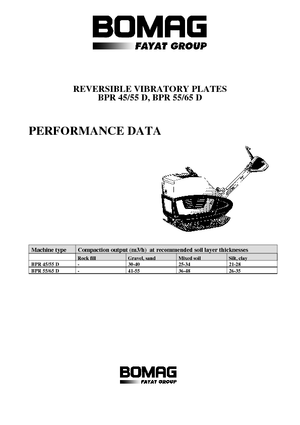 Plaques vibrantes réversibles Bomag BPR 45/55 D