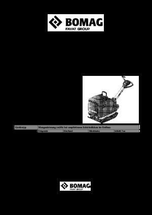 Plaques vibrantes réversibles Bomag BPR 50/55 D