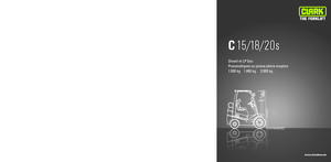 Chariots élevateurs frontaux diesel Clark C 15 D