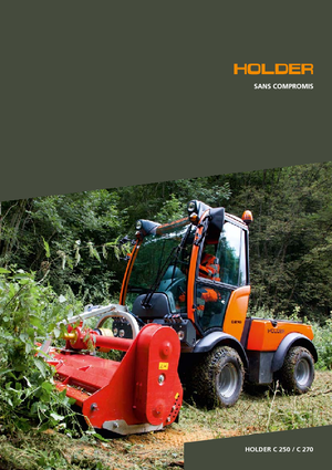 Véhicules communaux multi-usages à diesel diesel Holder C 250