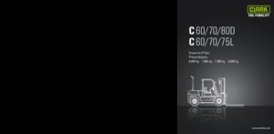 Chariots élevateurs frontaux diesel Clark C 80 D