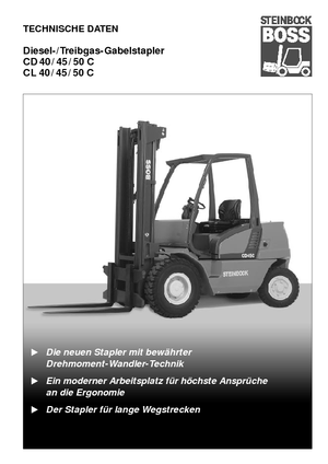 Chariots élevateurs frontaux diesel Steinbock CD 40 C