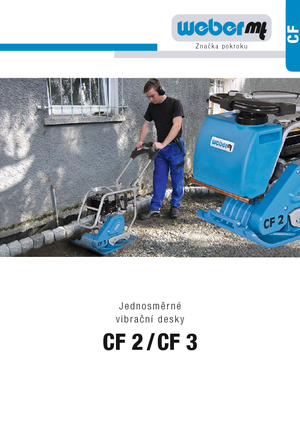 Plaques vibrantes unidirectionnelles weber mt CF 3
