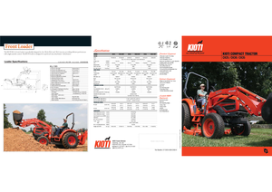 Véhicules communaux multi-usages à diesel diesel Kioti CK 35