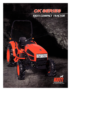 Véhicules communaux multi-usages à diesel diesel Kioti CK 27