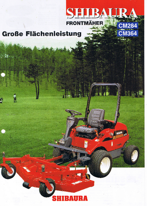 Véhicules communaux multi-usages à diesel diesel Shibaura CM 284