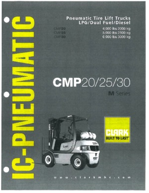 Chariots élevateurs frontaux diesel Clark CMP 30 D