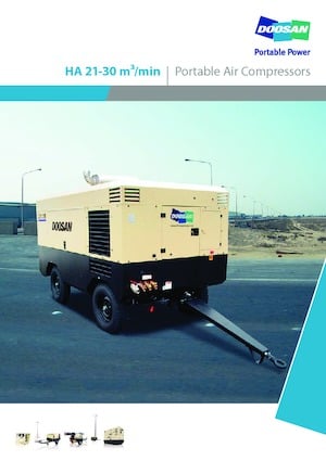 Compresseurs d'air portable - Gasoil, Electrique, Essence Doosan 12/235 HA 