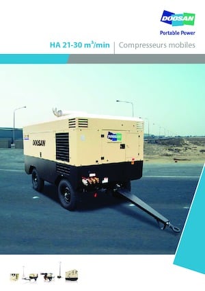 Compresseurs d'air portable - Gasoil, Electrique, Essence Doosan 12/235 HA 