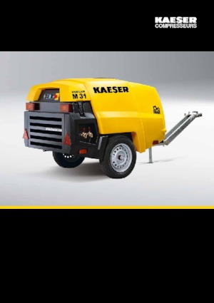 Compresseurs d'air portable - Gasoil, Electrique, Essence Kaeser Mobilair M 27 PE G 6,5 kVA
