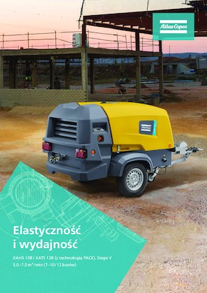 Compresseurs d'air portable - Gasoil, Electrique, Essence Atlas Copco XAHS 108 Kd