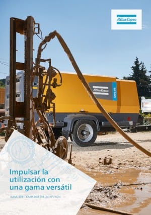 Compresseurs d'air portable - Gasoil, Electrique, Essence Atlas Copco XAHS 408 CD