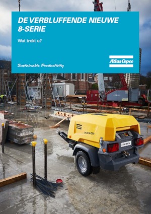 Compresseurs d'air portable - Gasoil, Electrique, Essence Atlas Copco XAS 48 KdG 6 kVA