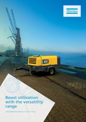 Compresseurs d'air portable - Gasoil, Electrique, Essence Atlas Copco XATS 288 Jd DPF
