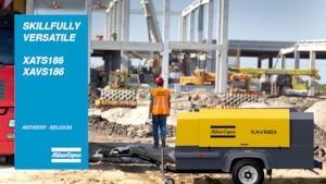 Compresseurs d'air portable - Gasoil, Electrique, Essence Atlas Copco XAVS 186 Jd