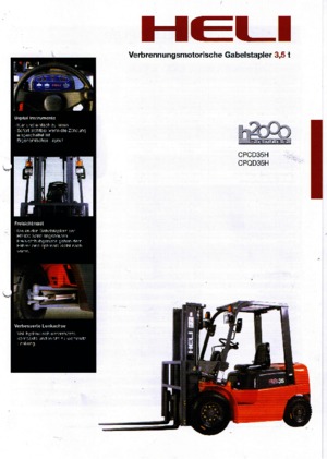 Chariots élevateurs frontaux diesel Heli CPCD 35 H