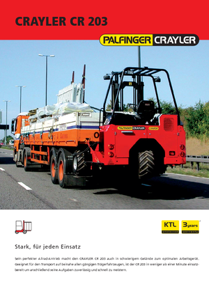 Chariots élévateurs  embarqués diesel Palfinger CR 203