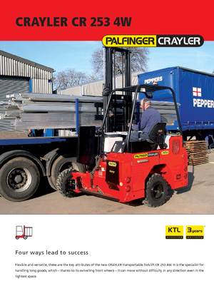 Chariots élévateurs  embarqués diesel Palfinger CR 253 4W