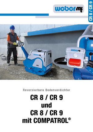 Plaques vibrantes réversibles weber mt CR 9 