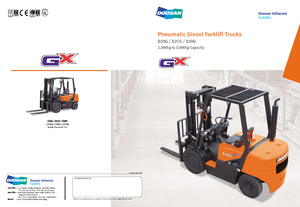 Chariots élevateurs frontaux diesel Doosan D20G