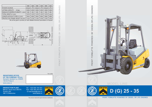 Chariots élevateurs frontaux diesel Desta D 25