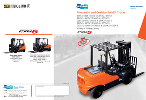 Chariots élevateurs frontaux diesel Doosan D 35 S