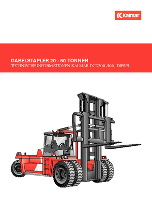 Chariots élevateurs frontaux diesel Kalmar DCD370-12