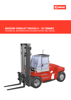 Chariots élevateurs frontaux diesel Kalmar DCE 90-6
