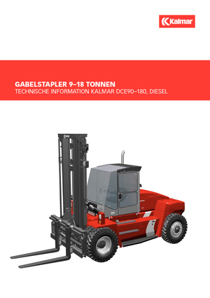 Chariots élevateurs frontaux diesel Kalmar DCE 90-6