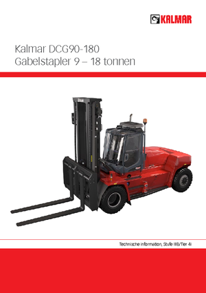 Chariots élevateurs frontaux diesel Kalmar DCG 160-9