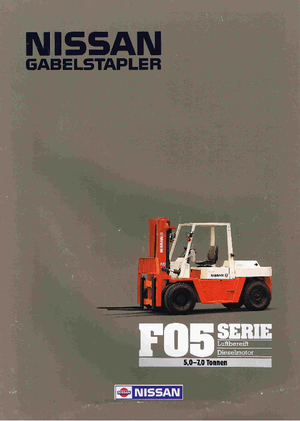 Chariots élevateurs frontaux diesel Nissan DF 05 A 60 U