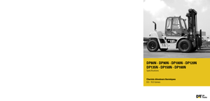 Chariots élevateurs frontaux diesel Caterpillar DP150N