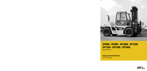 Chariots élevateurs frontaux diesel Caterpillar DP150N