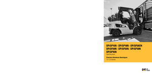 Chariots élevateurs frontaux diesel Caterpillar DP25N