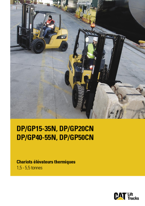 Chariots élevateurs frontaux diesel Caterpillar DP30N